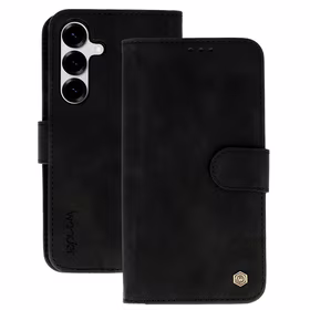 Wonder Fancy viedtālruņa apvalks Samsung Galaxy S25 melns