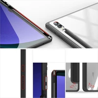 DUX DUCIS TOBY vāciņš ar zīmuļa turētāju SAMSUNG Tab S10 Ultra/S9 Ultra/S8 Ultra melns