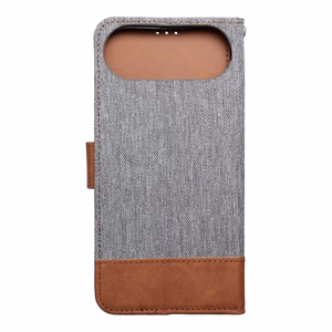 Flip case for iPhone 17 AIR Jeans Book gray