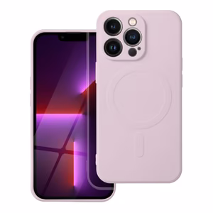 Чехол для Samsung S24 силиконовый Mag Cover совместимый с MagSafe розовый