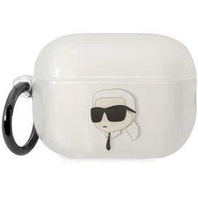 Karl Lagerfeld KLAP2HNIKTCT AirPods Pro 2 apvalks caurspīdīgs Ikonik Karl Lagerfeld
