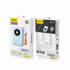 Portatīvais lādētājs Dudao K21Pro Mini zils 20000mAh 22.5W (PD / QC3.0)