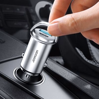 Auto lādētājs Joyroom "C-A45" Pelēks (1xUSB / 1xUSB-C / 20W)