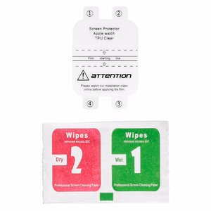 Hidrogēla TPU aizsargstikls Apple Watch 7/8/9 41mm