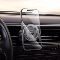 Auto tālruņa turētājs Borofone BH122 Magsafe (gaisa ventilācijas) melns