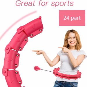 Smart Hula Hoop HHP007 vingrošanas riņķis, rozā