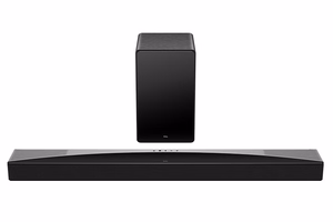 TCL Q Q75H Class 5.1.2 kanālu skaņas josla ar Dolby Atmos, Ray Danz tehnoloģiju un bezvadu zemo frekvenču skaļruni