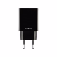 Maxlife MXTC-11 lādētājs 1x USB-A 3A melns