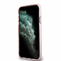 Karl Lagerfeld IML Choupette galvas un monogrammas apvalks iPhone 11 / Xr - rozā