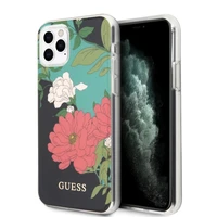 Guess GUHCN65IMLFL01 iPhone 11 Pro Max melns/melns N°1 Ziedu kolekcija
