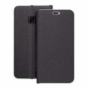 LUNA grāmatas apvalks Samsung Xcover 4 melns