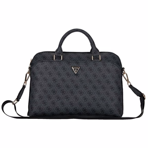 Guess сумка для ноутбука 4G Zipper Pocket & Triangle Logo 15" черный