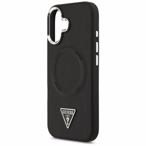Guess Trīsstūra logotipa magnētiskais apvalks iPhone 17 - melns