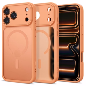 Tech-Protect BasicMag MagSafe maciņš, paredzēts iPhone 17 Pro / 18 Pro, matēti oranžs