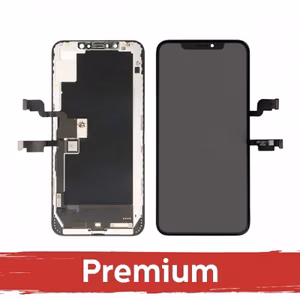 LCD displejs piemērots iPhone XS Max melns (INCELL / Premium) / Removable IC /