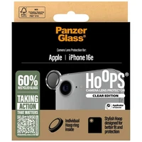 PanzerGlass Hoops lēcas aizsargs iPhone 16e - caurspīdīgs rūdītais stikls