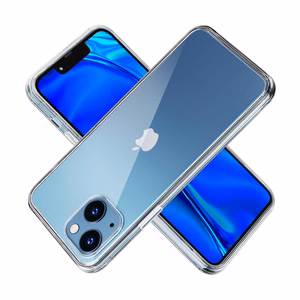 Viedtālruņa apvalks (m) iPhone 13 silikona no 3MK Clear Case sērijas - caurspīdīgs (m)