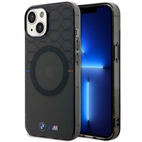 Apvalks BMW BMHMP14SHGPK iPhone 14 6.1" pelēks/pelēks Raksts MagSafe