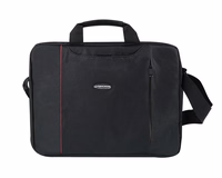 Esperanza SALERNO 39.6 cm (15.6") Toploader bag melns, sarkans