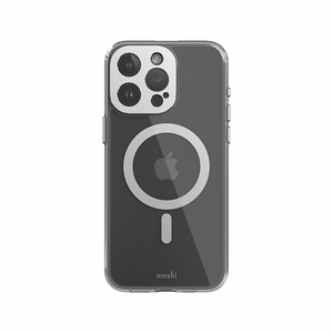 Moshi iGlaze MagSafe vāciņš ierīcei iPhone 15 Pro Max, “Luna Silver” krāsā
