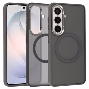 Liavec Soft Maciņš Metal Frame for Samsung Galaxy S26 pelēks