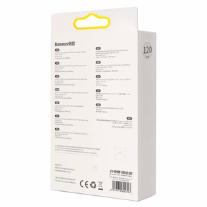 USB kabelis Baseus Crystal Shine violets Lightning 120cm