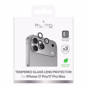 Puro Individual закалённые стёкла для линз iPhone 17 Pro / iPhone 17 Pro Max