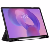 TechProtect SmartCase Pen macins priekš Lenovo Idea Tab Plus 12.1 TB-361 - Melns