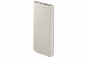 Portatīvais lādētājs Samsung EB-P3400XUEGEU FastCharge 2x USB-C 25W 10000mAh (smilškrāsas)