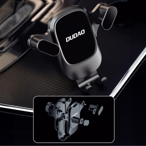 Dudao F5PRO+ auto turētājs ar piesūcekni - melns