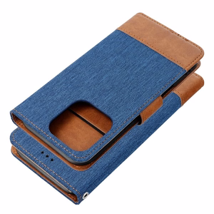 Viedtālruņa apvalks JEANS Book priekš iPhone 16e (SE 4 2025) - zils