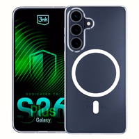 3mk Caurspīdīgs MagCase futrālis Samsung Galaxy S26+ - caurspīdīgs