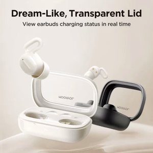 Bezvadu austiņas Joyroom JR-TS1 baltas (Bluetooth 5.3 / trokšņa slāpēšana)