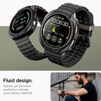 Spigen Liquid Air apvalks pulksteņa Samsung Galaxy Watch 8 44mm - matēts melns