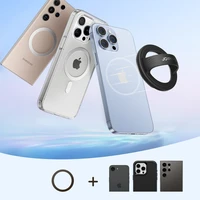 Joyroom JR-ZS500 magnētiskais gredzens, saderīgs ar MagSafe turētāju - melns