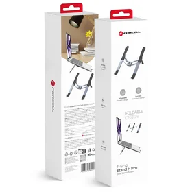 FORCELL F-GRIP Fold Stand H Pro galda turētājs - pelēks