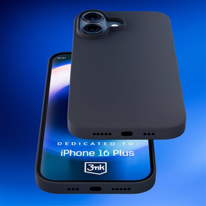 3mk Hardy Silicone MagCase viedtālruņa apvalks iPhone 16 Plus - pelēks