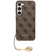 Guess 4G Charms Collection viedtālruņa apvalks Samsung Galaxy A55 - brūns