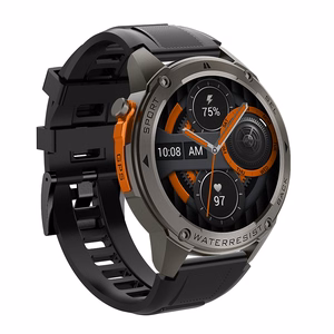 Blavec viedpulkstenis M-03 Predator AMOLED GPS balss zvani (SWM03-GP) grafīta + 1 siksna