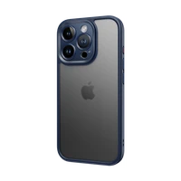 Rock Guard Touch Matte Series viedtālruņa apvalks Iphone 16 Pro Max zils