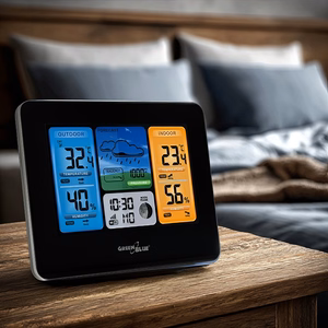 Bezvadu WiFi vadāma meteoroloģiskā stacija GB522