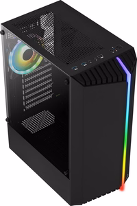 Aerocool Bionic melns Midi Tower datora korpuss