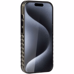 Audi IML Magnētiskais apvalks viedtālrunim iPhone 15 Pro Max ar lielu logotipu - melns
