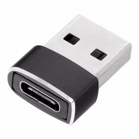 Adapteris Type-C uz USB-A melns