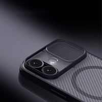 Nillkin CamShield Pro MagSafe saderīgs apvalks iPhone 17 - caurspīdīgs melns