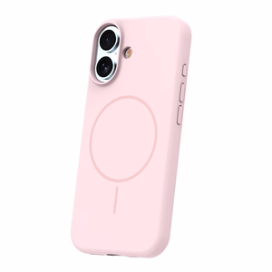 Silicone Thin Mag case for iPhone 17 / 18 6,3" light pink