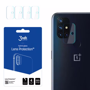 3MK Hibrīda stikls kameras ONEPLUS NORD N10 5G Hibrīda stikls priekš 4 gab. kamerai
