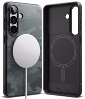 Ringke Onyx Magsafe Maciņš for Samsung Galaxy S26 - pelēks and melns