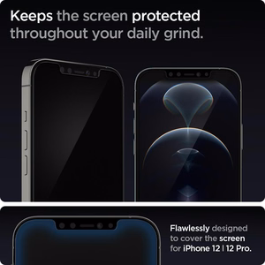 Spigen Glas.tR EZ Fit закалённое стекло для iPhone 12 / iPhone 12 Pro - 2 шт.
