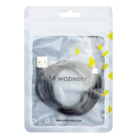 Wozinsky kabelis USB - microUSB 2,4A 1m melns (WUC-M1B)